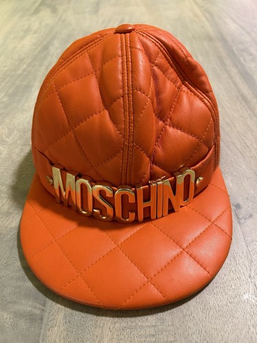 Berretto moschino arancione - berretto,